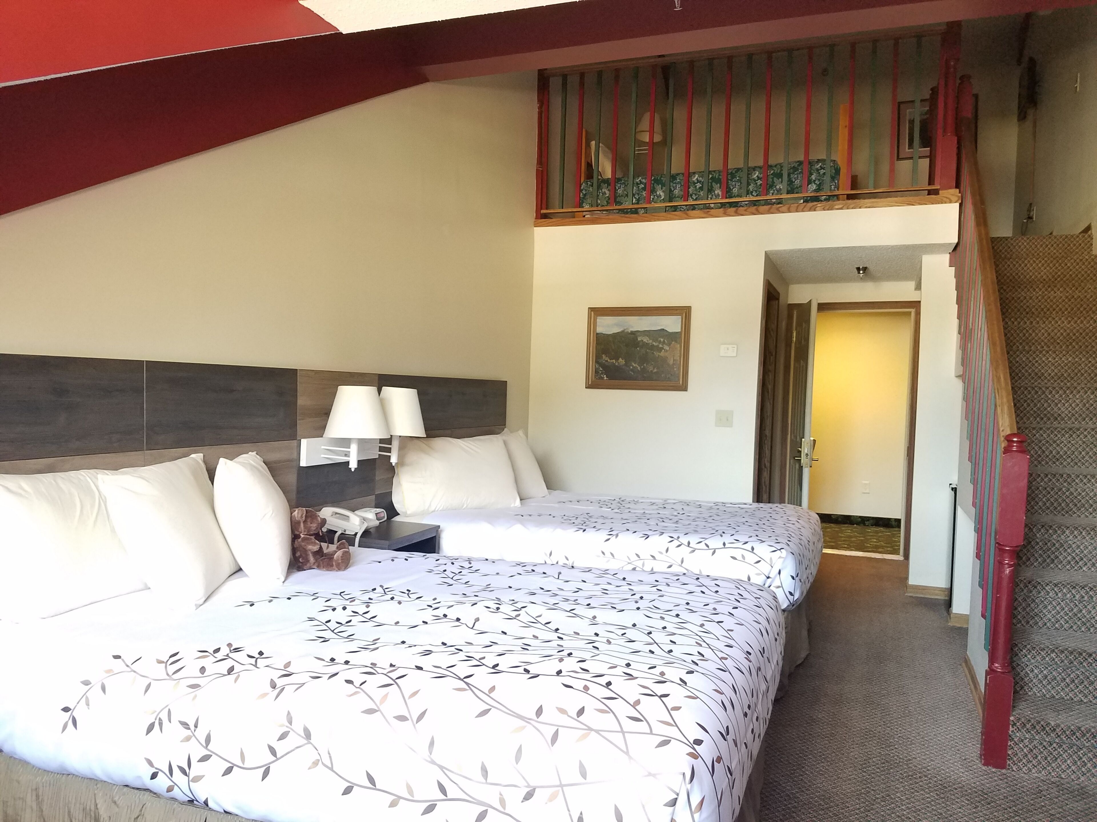 standard loft, multiple beds, mountain view | blackout curtains, free wifi, bed sheets