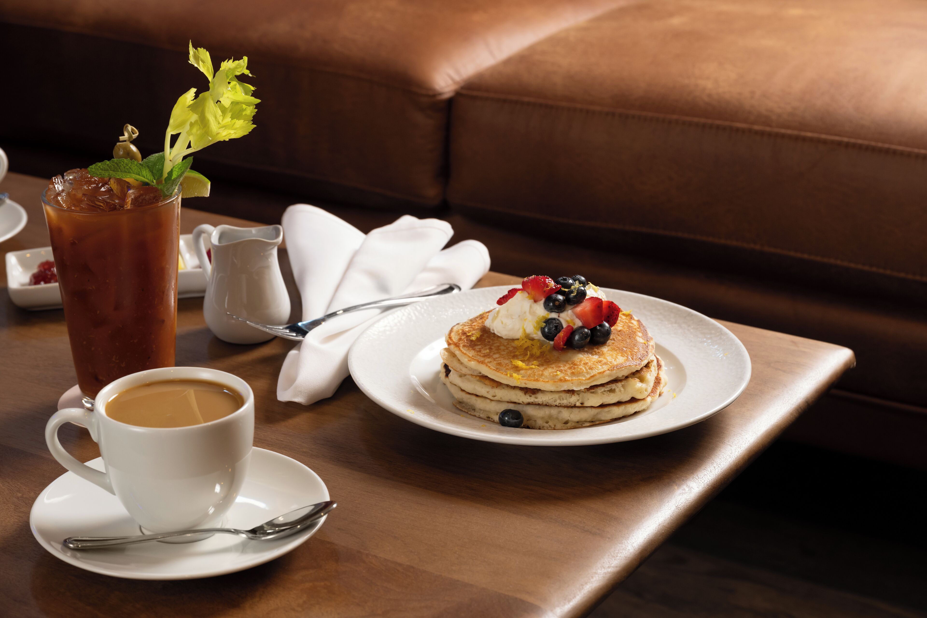 breakfast, lunch, brunch served; local cuisine