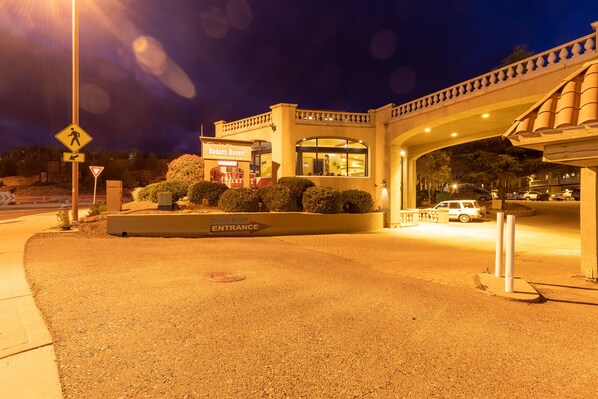 Front of property – evening/night