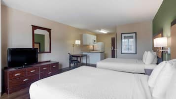 Estudio, 2 camas dobles, no fumadores | Escritorio, wifi gratis, ropa de cama