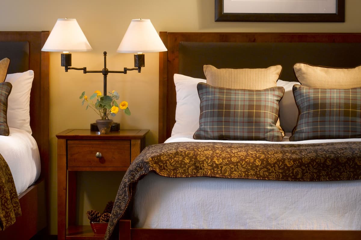 Premium bedding, individually furnished, desk, laptop workspace