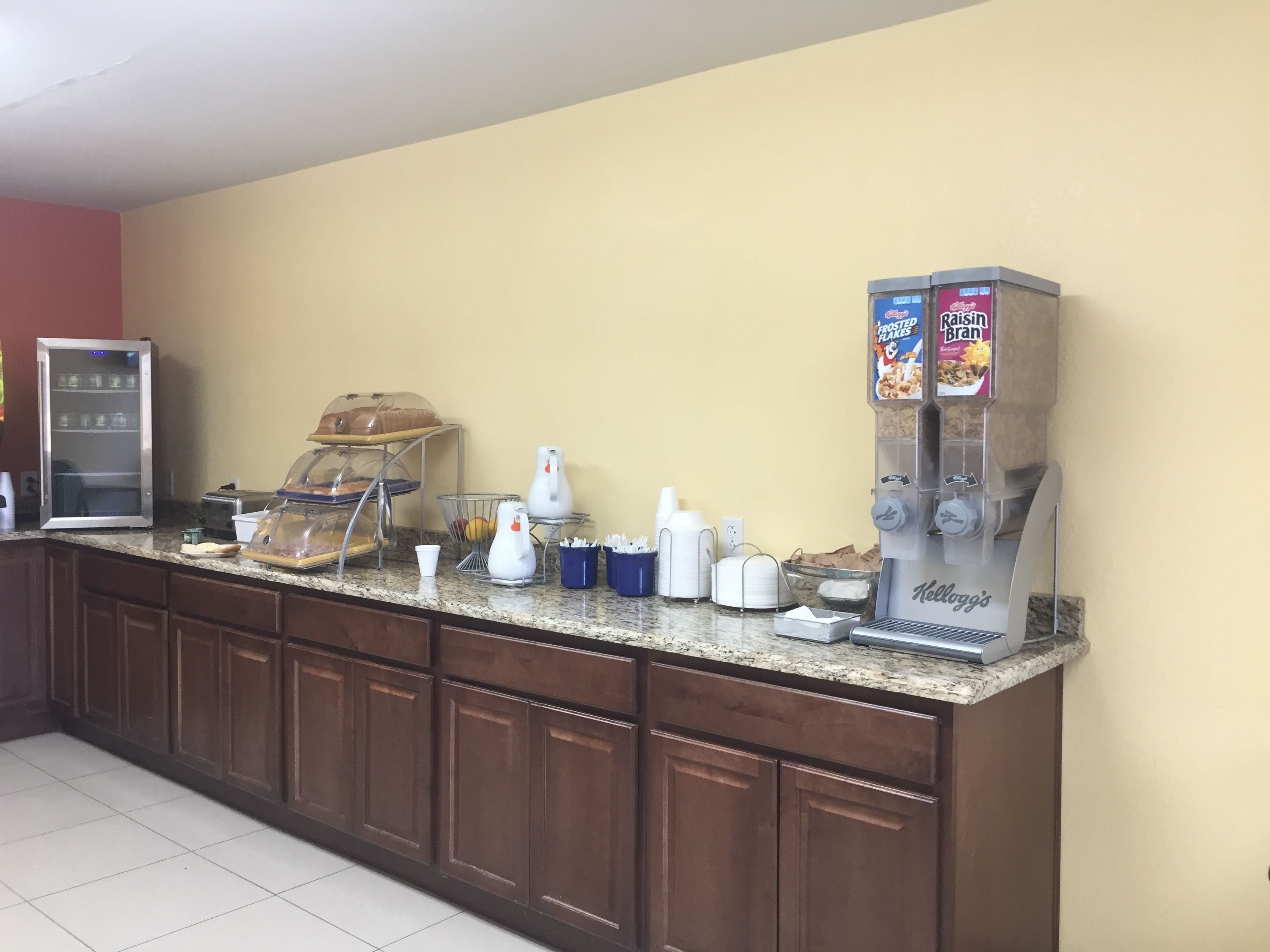 Free daily on-the-go breakfast