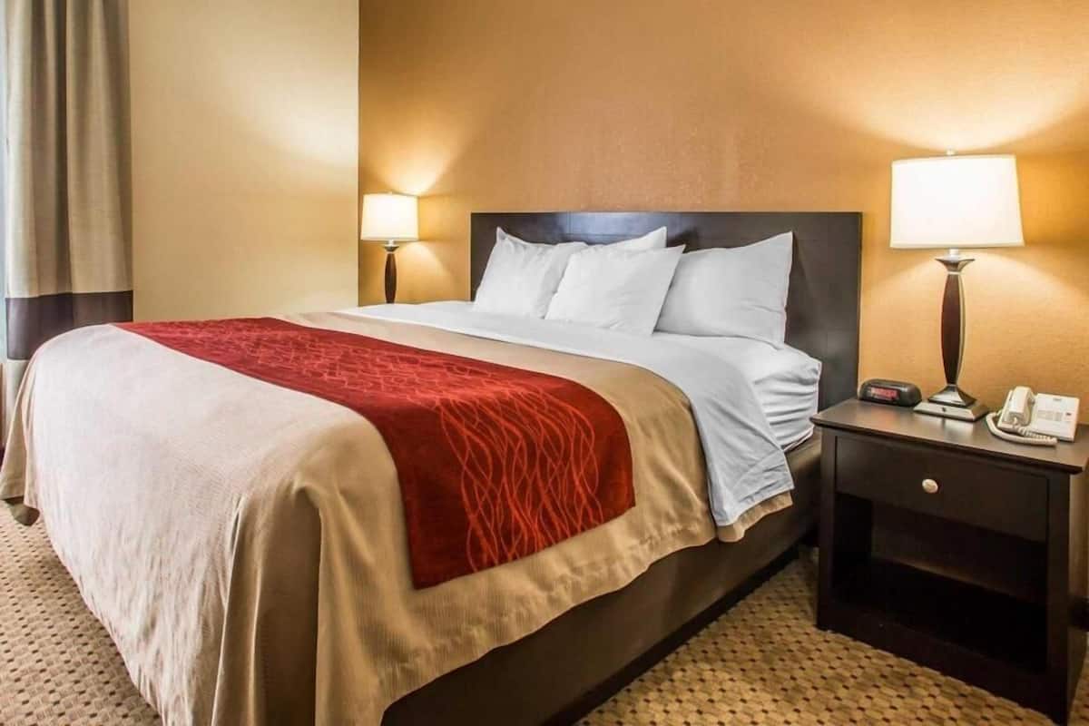 Premium bedding, in-room safe, desk, laptop workspace