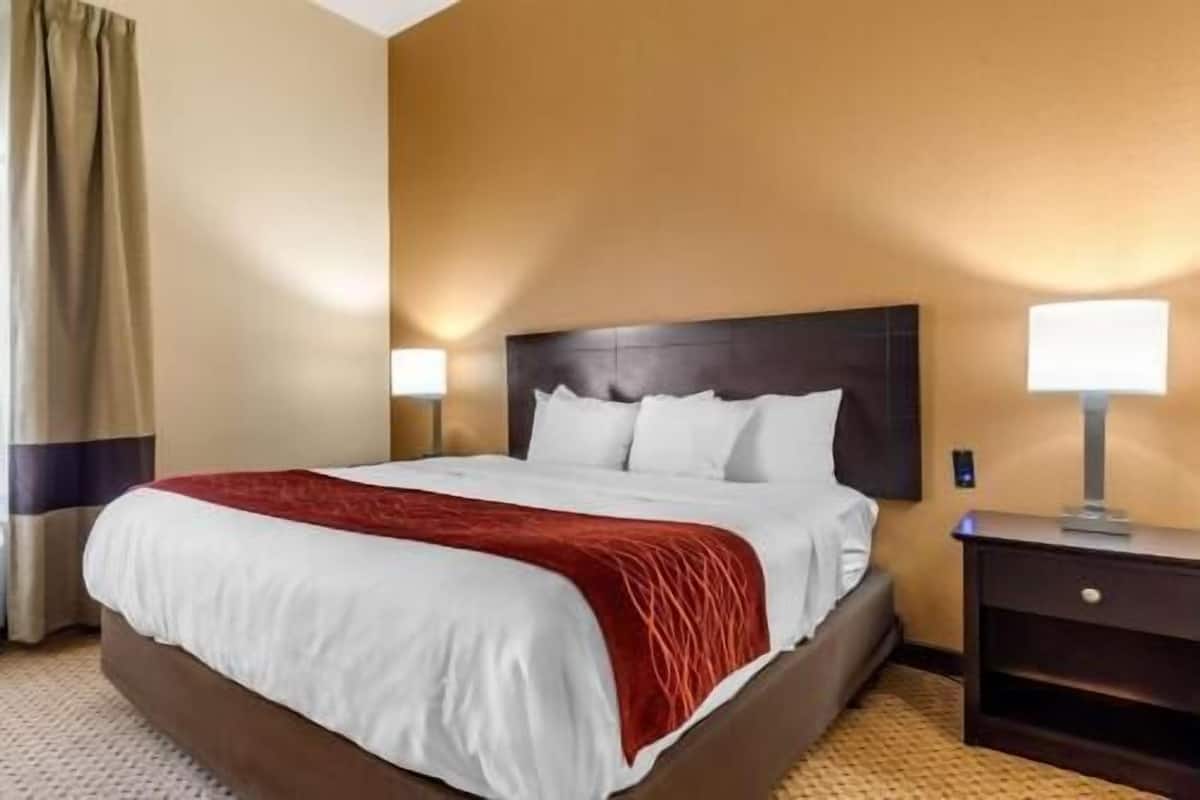 Premium bedding, in-room safe, desk, laptop workspace