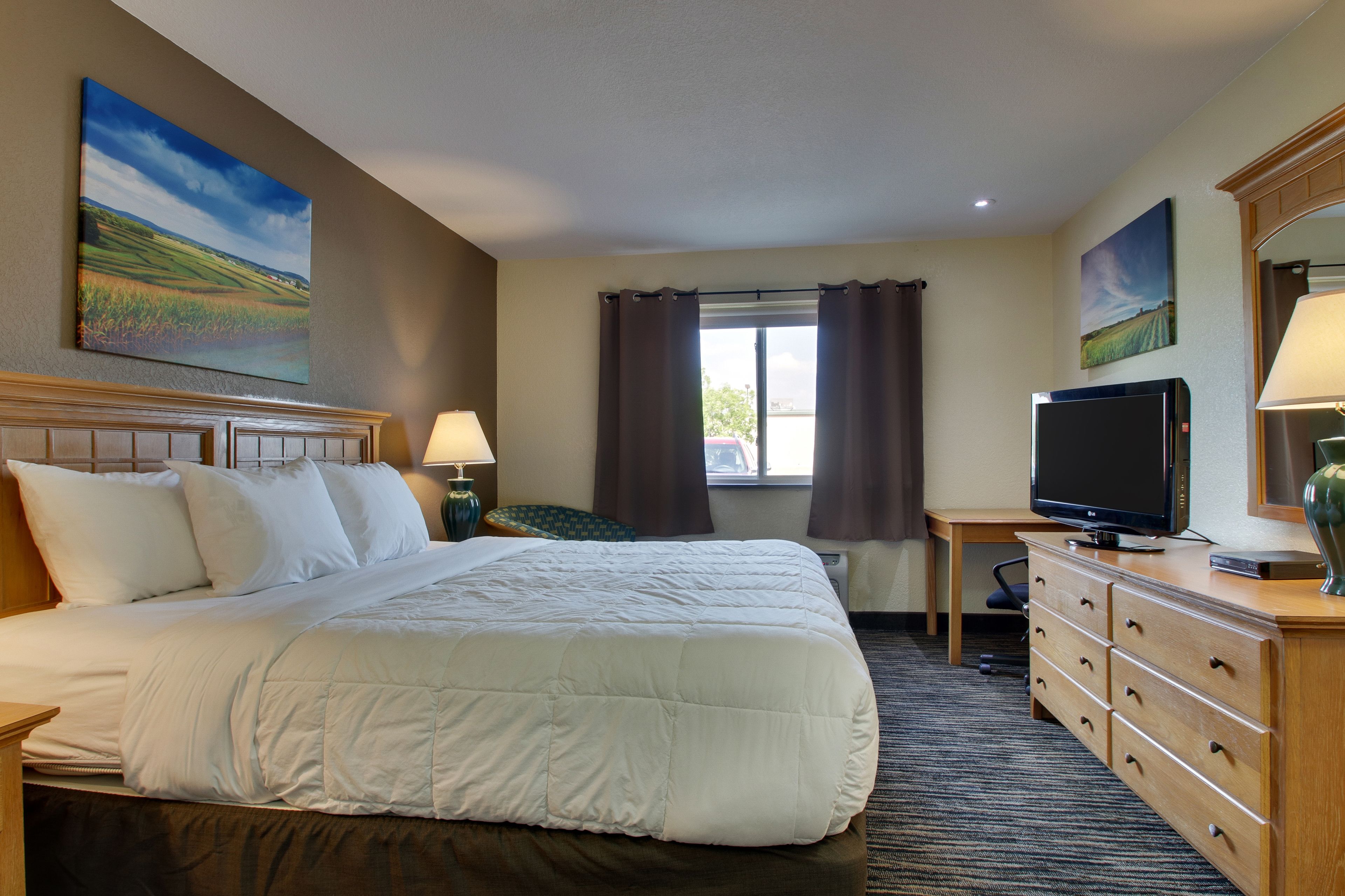 desk, iron/ironing board, free wifi, bed sheets