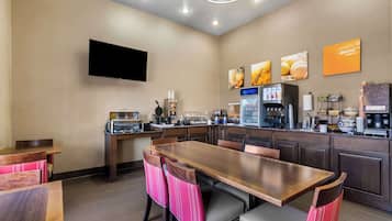 Free buffet breakfast