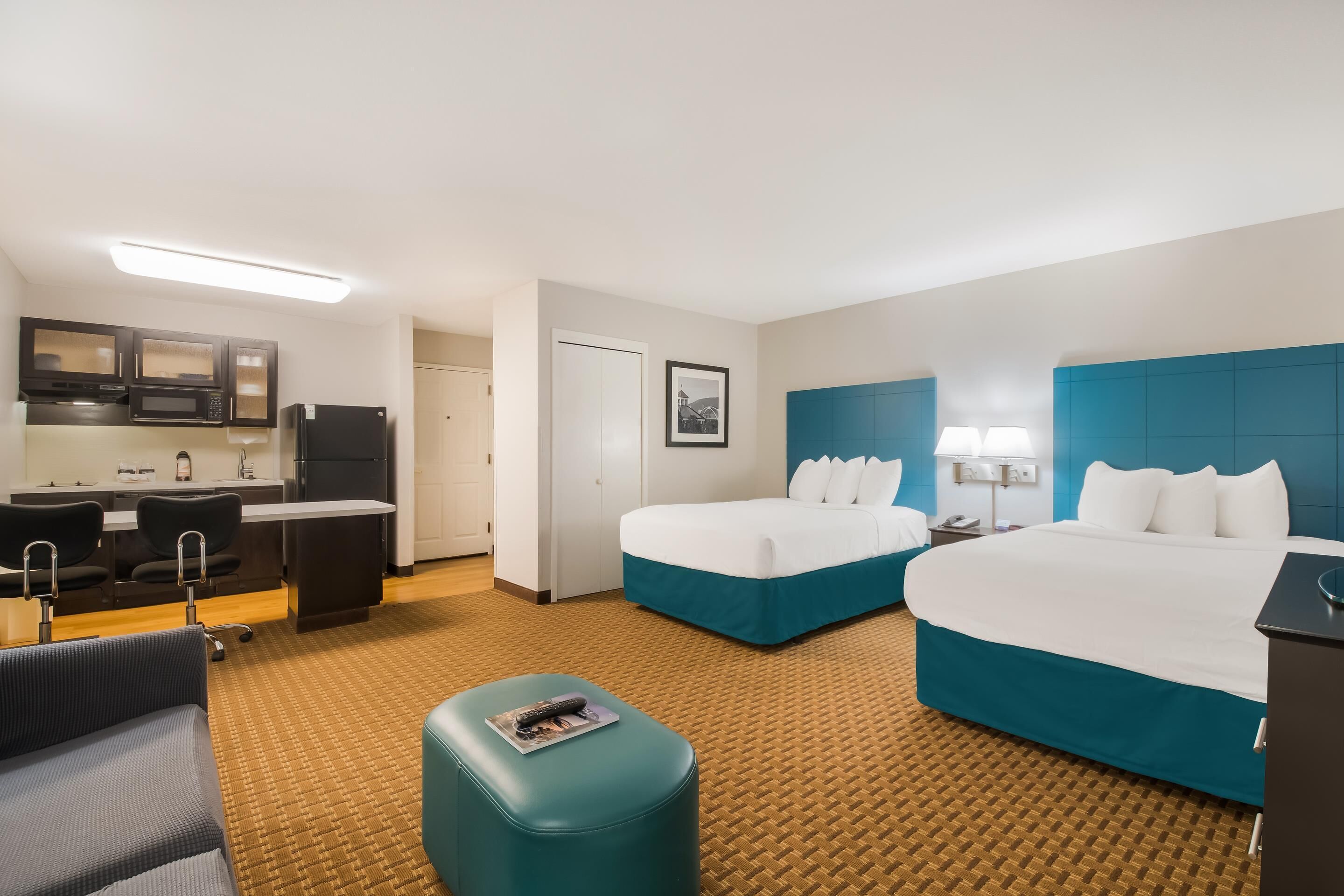 Premium bedding, down duvets, in-room safe, desk