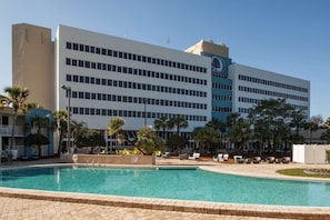 Outdoor pool, open 8:00 AM to 10:00 PM, free cabanas, sun loungers