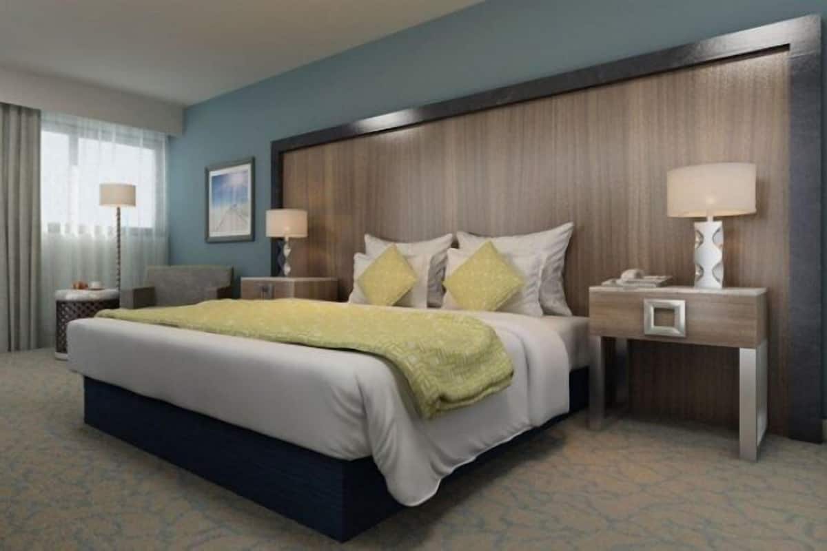 Pillow-top beds, in-room safe, desk, blackout curtains