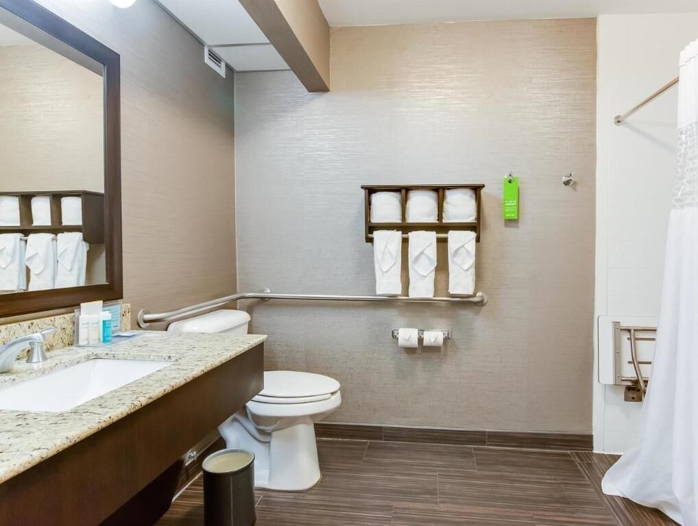 Free toiletries, hair dryer, towels, soap