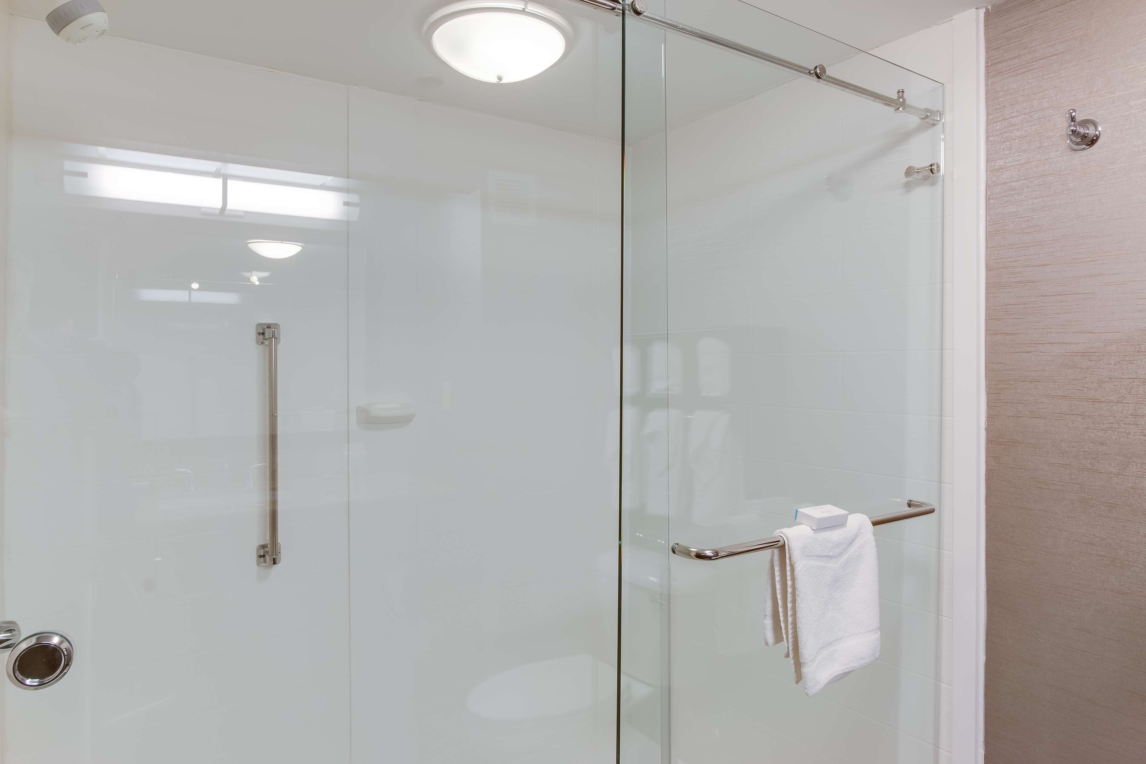 free toiletries, hair dryer, towels, soap