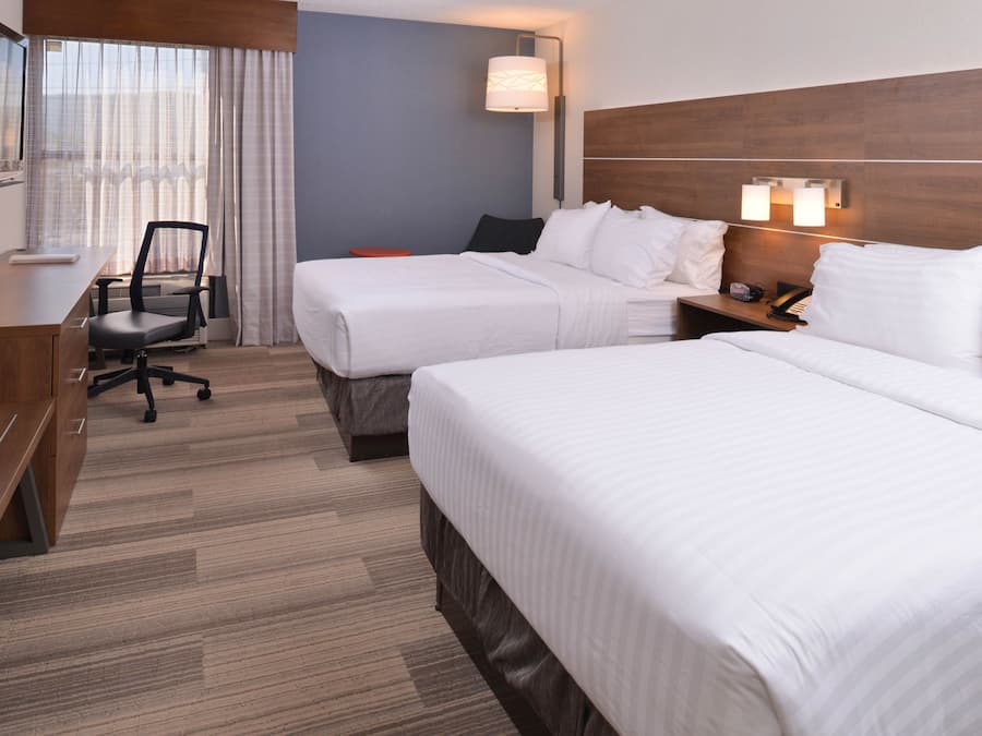 Standard Room, 2 Queen Beds | Premium bedding, in-room safe, desk, iron/ironing board