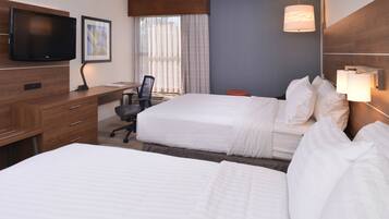 Standard Room, 2 Queen Beds | 1 bedroom, premium bedding, in-room safe, desk