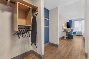 In-room safe, desk, iron/ironing board, free cribs/infant beds