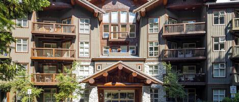 Voorkant van accommodatie