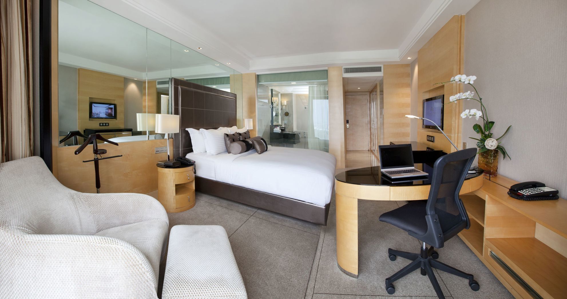 Minibar, in-room safe, desk, laptop workspace