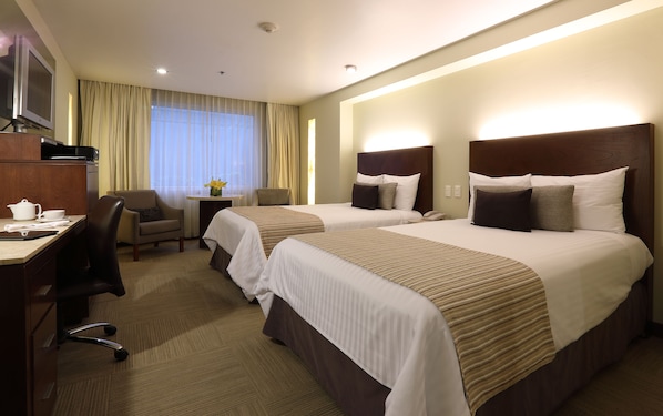 Standard Room, 2 Double Beds | View from room