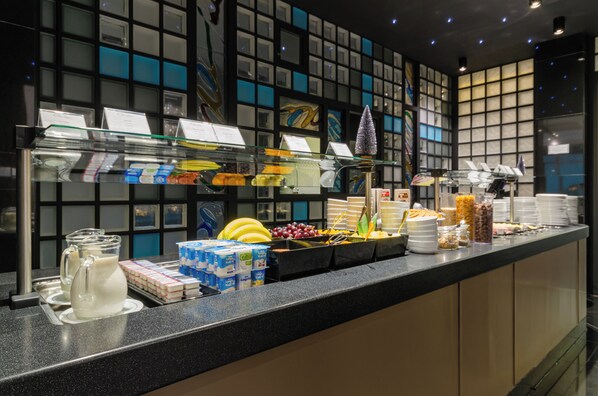 Daily buffet breakfast (EUR 15 per person)