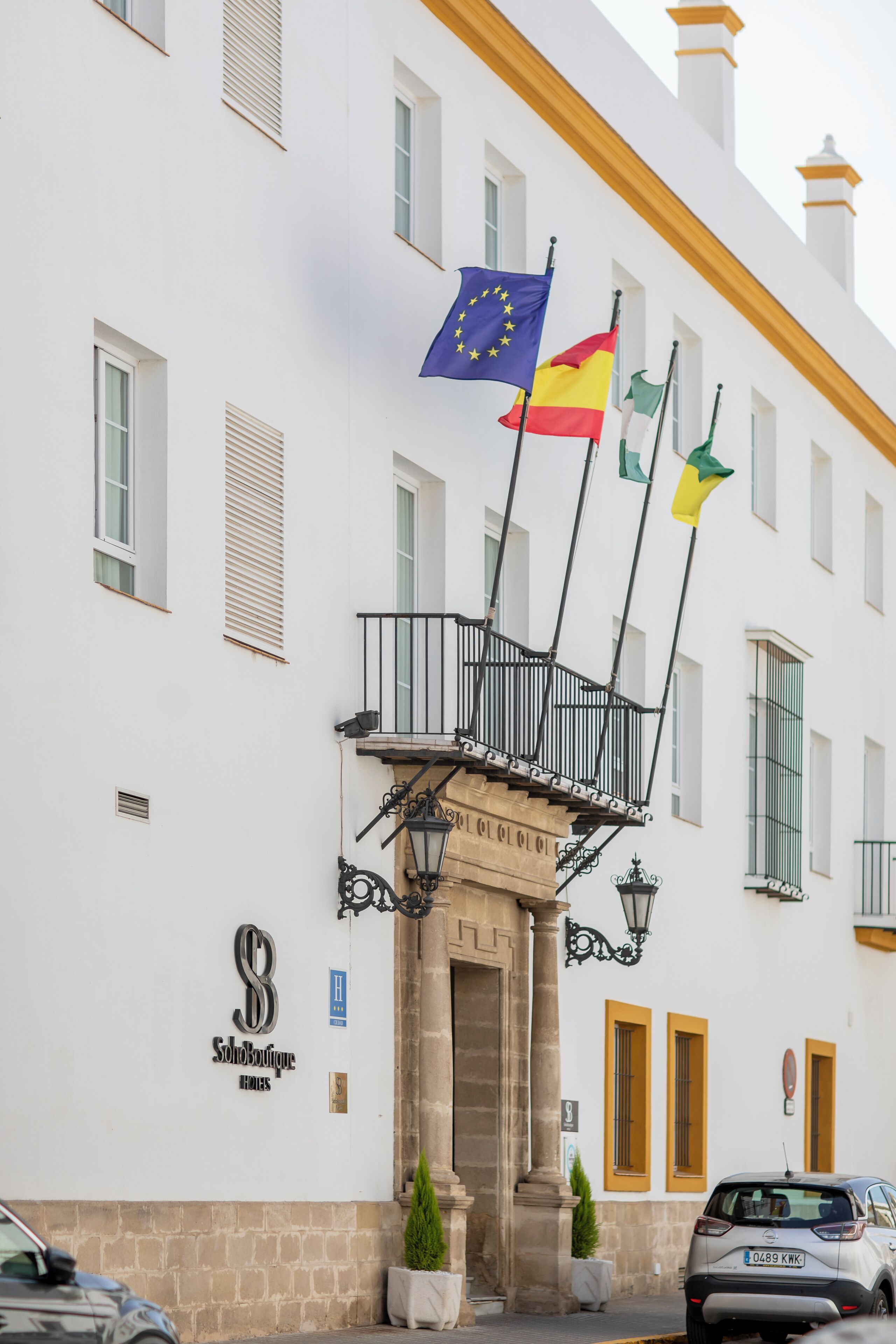 Fachada de la propiedad