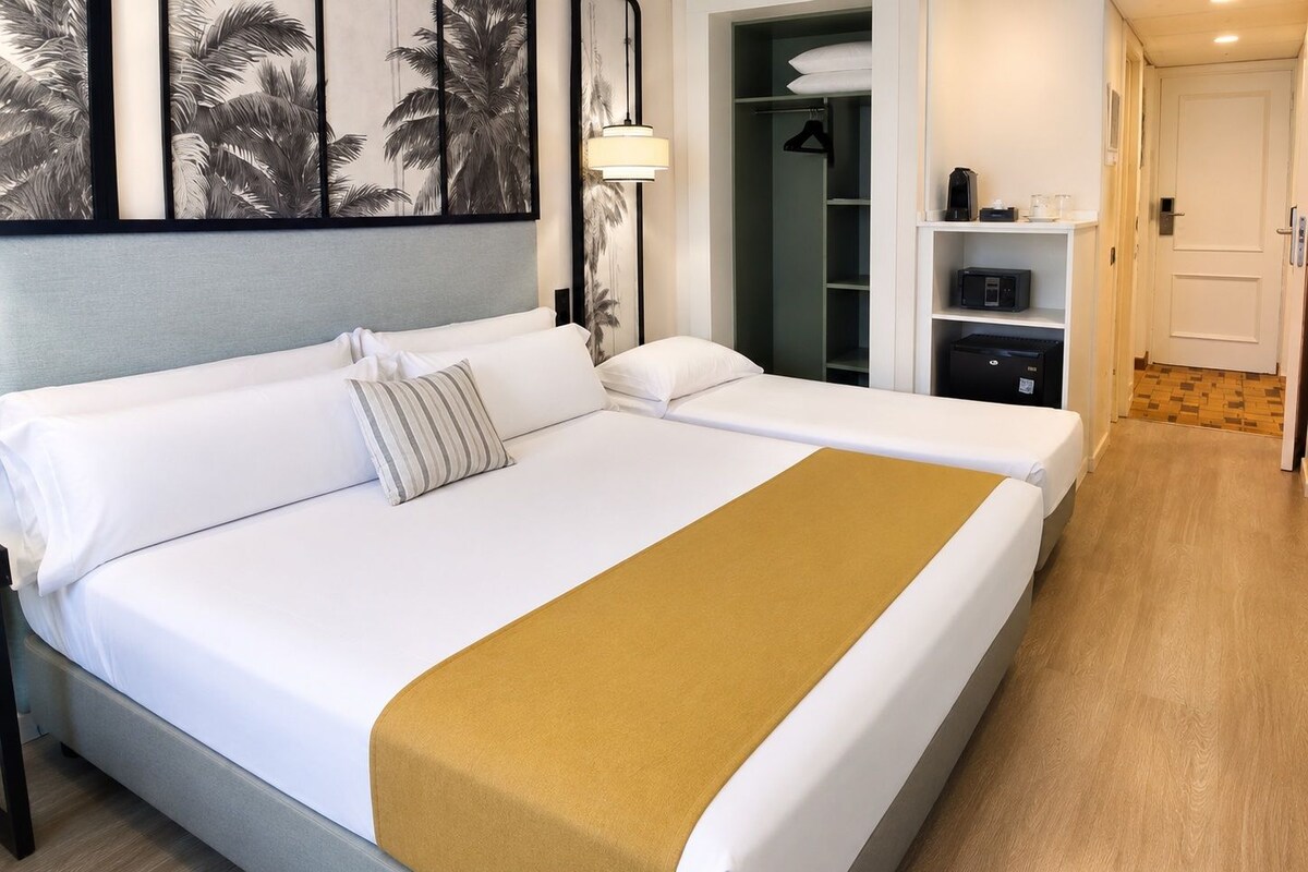 Double Room with Extra Bed | Egyptian cotton sheets, premium bedding, memory-foam beds, in-room safe