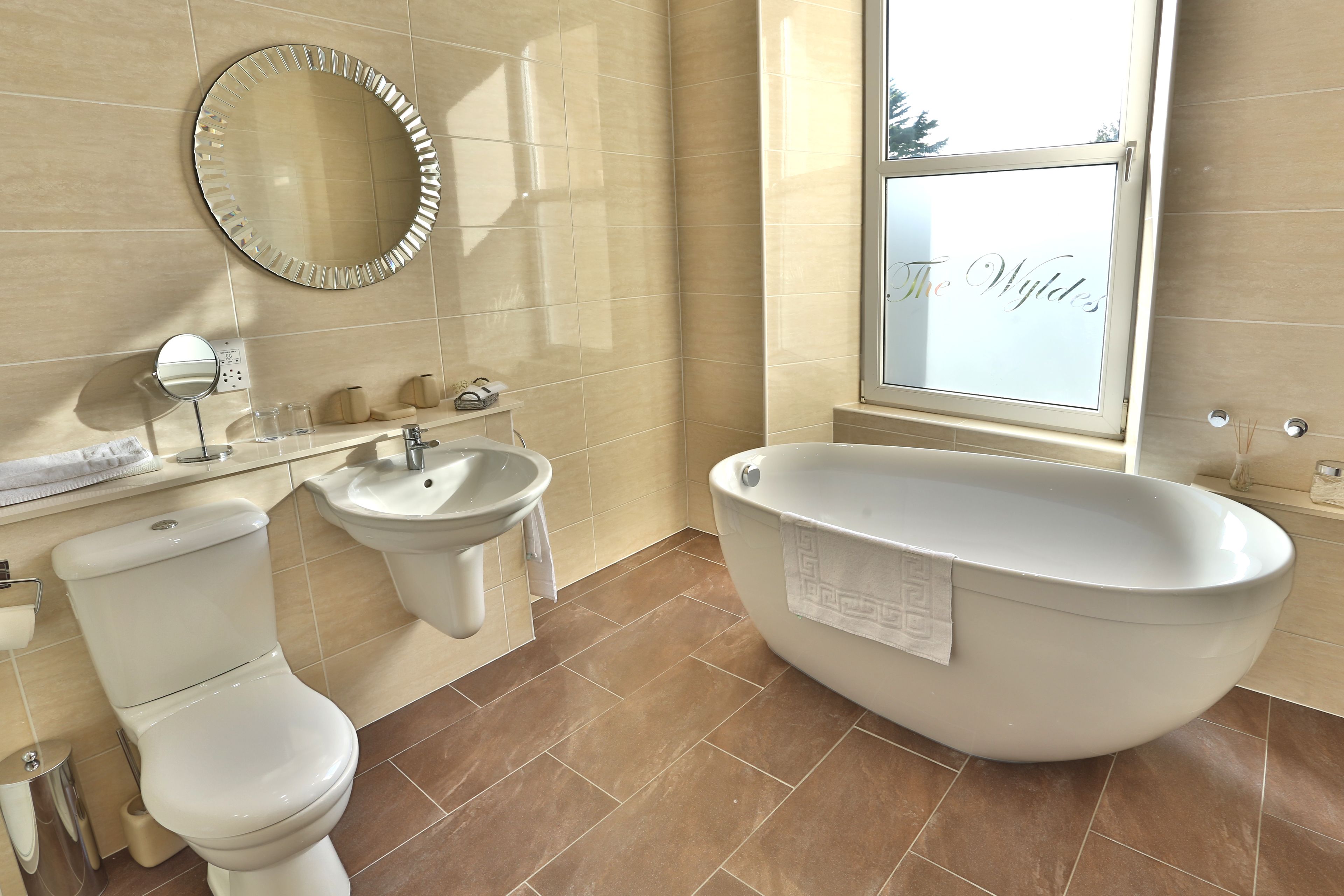 executive room, multiple beds, non smoking | bathroom | shower, free toiletries, hair dryer, towels