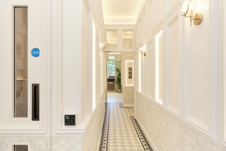 Interior entrance. The Edwin Hotel
