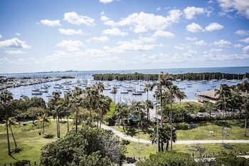 View from property looking out at The Mutiny Hotel