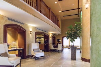 Hotel entrance and lobby at The Mutiny Hotel