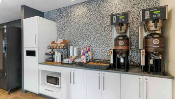 Free daily on-the-go breakfast