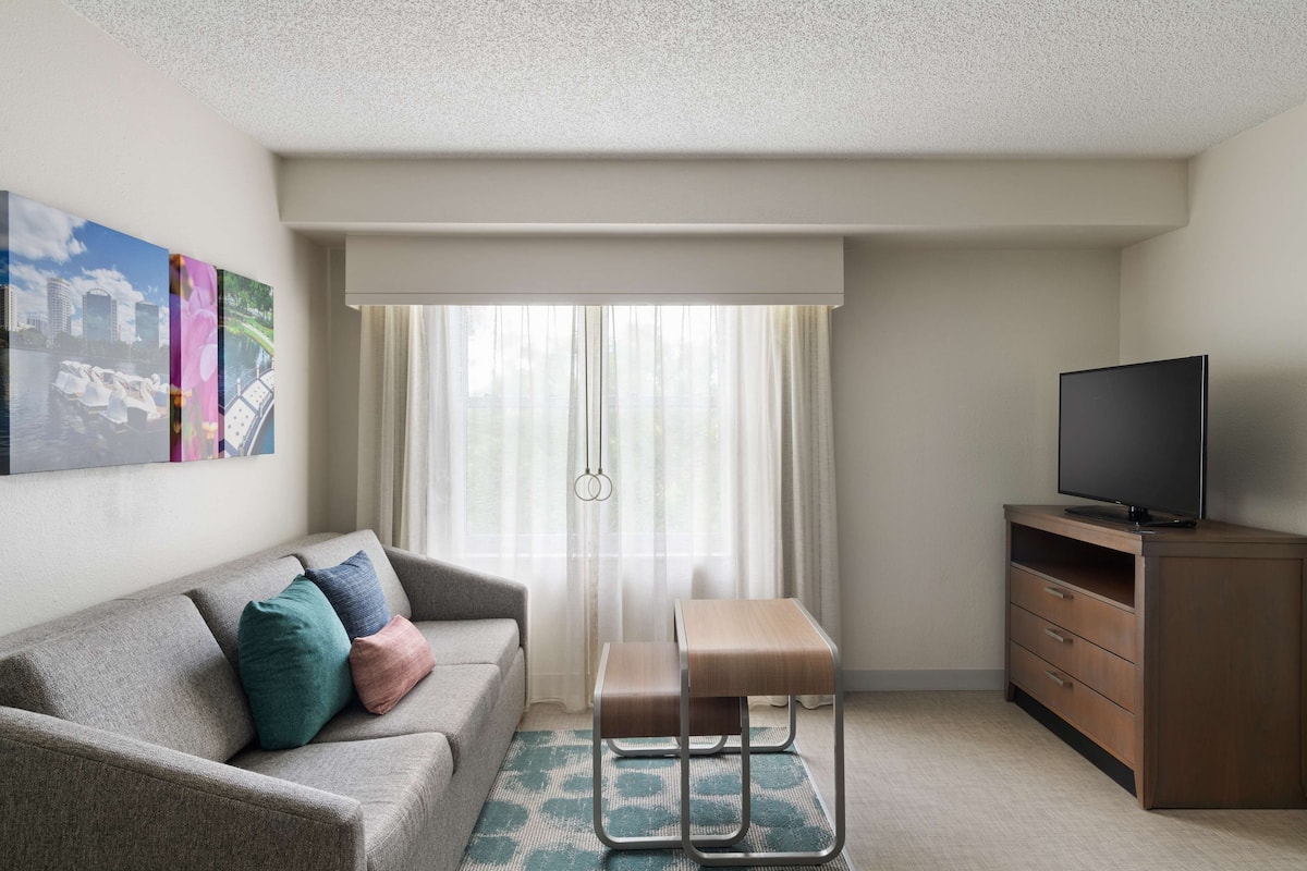 Suite, 2 Bedrooms | Living area | Flat-screen TV, pay films, streaming services