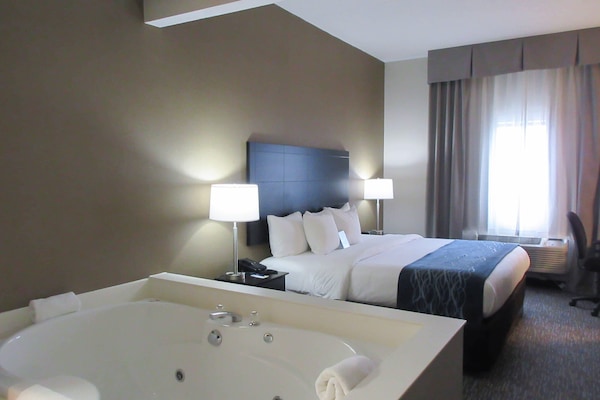 Pillowtop beds, desk, iron/ironing board, rollaway beds