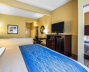 In-room safe, desk, blackout curtains, iron/ironing board