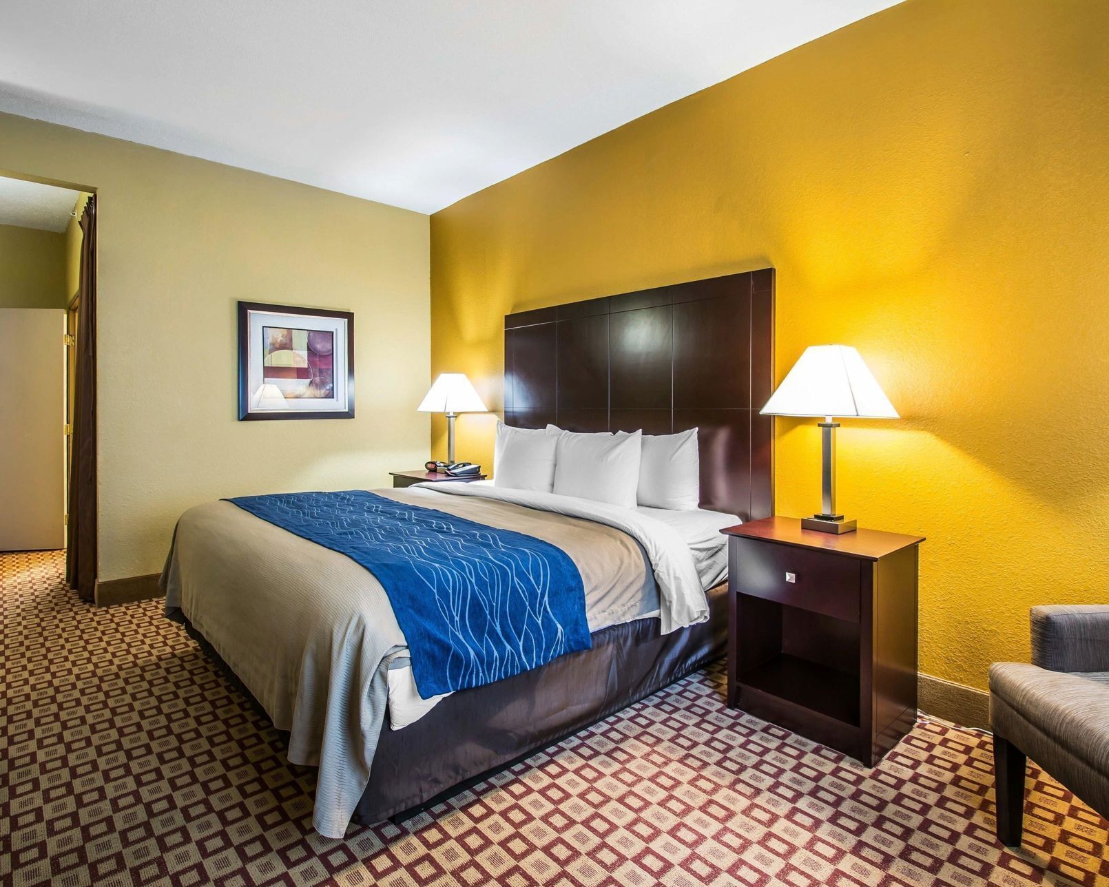 In-room safe, desk, blackout drapes, iron/ironing board