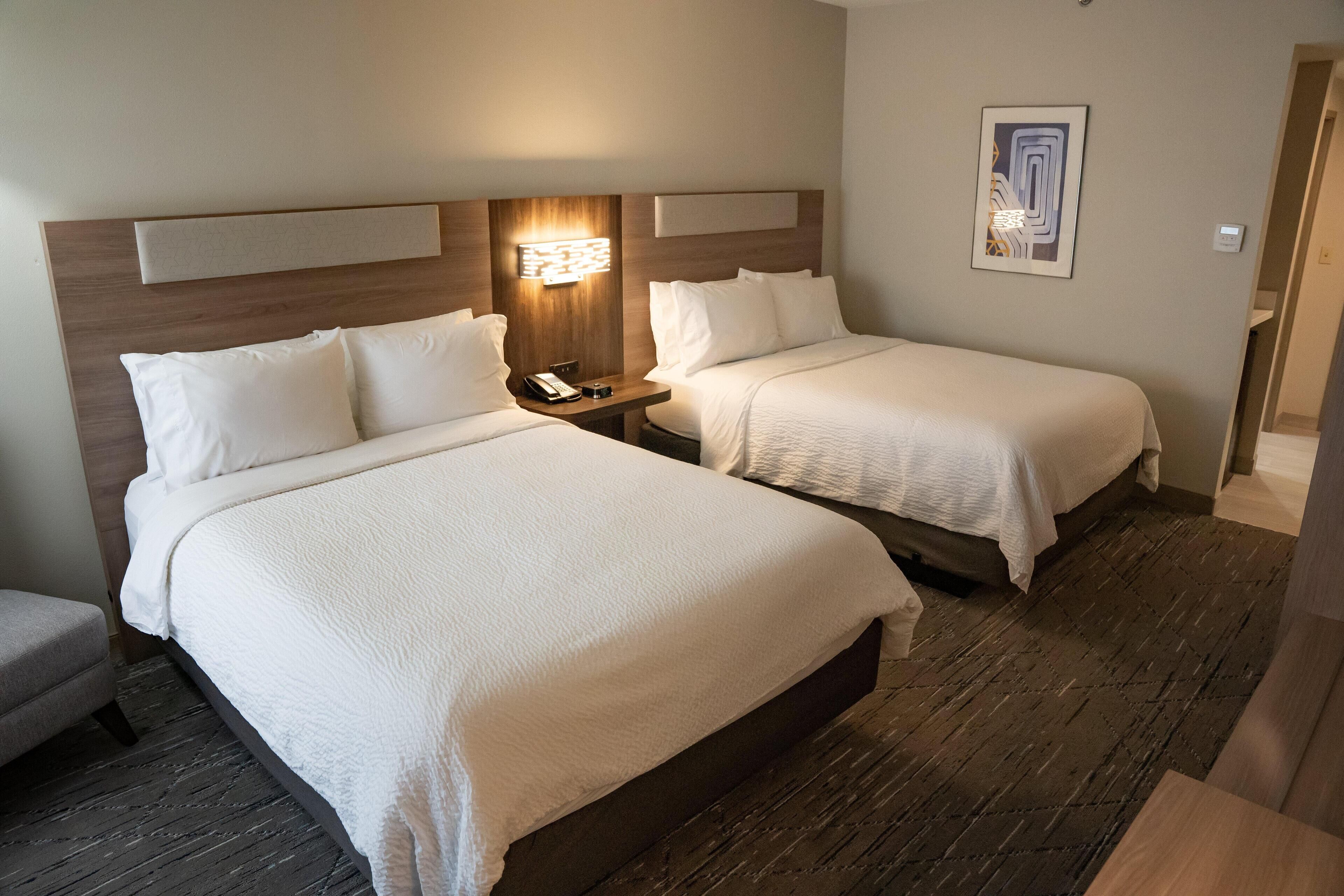 In-room safe, desk, laptop workspace, blackout drapes