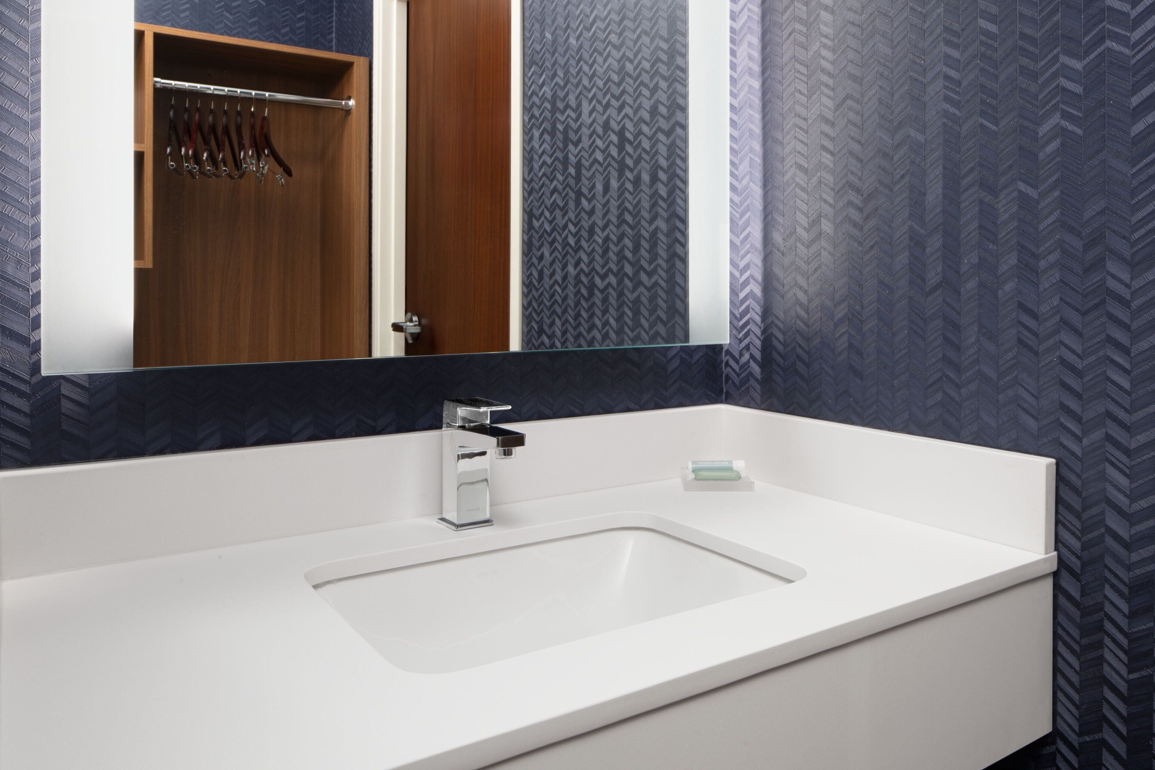 separate bathtub and shower, free toiletries, hair dryer, towels