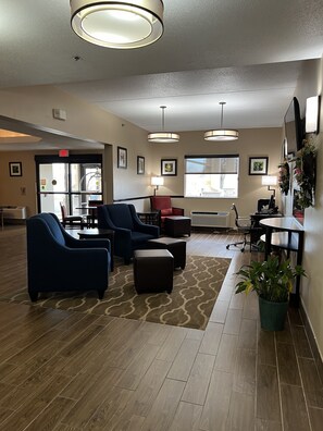 Lobby sitting area
