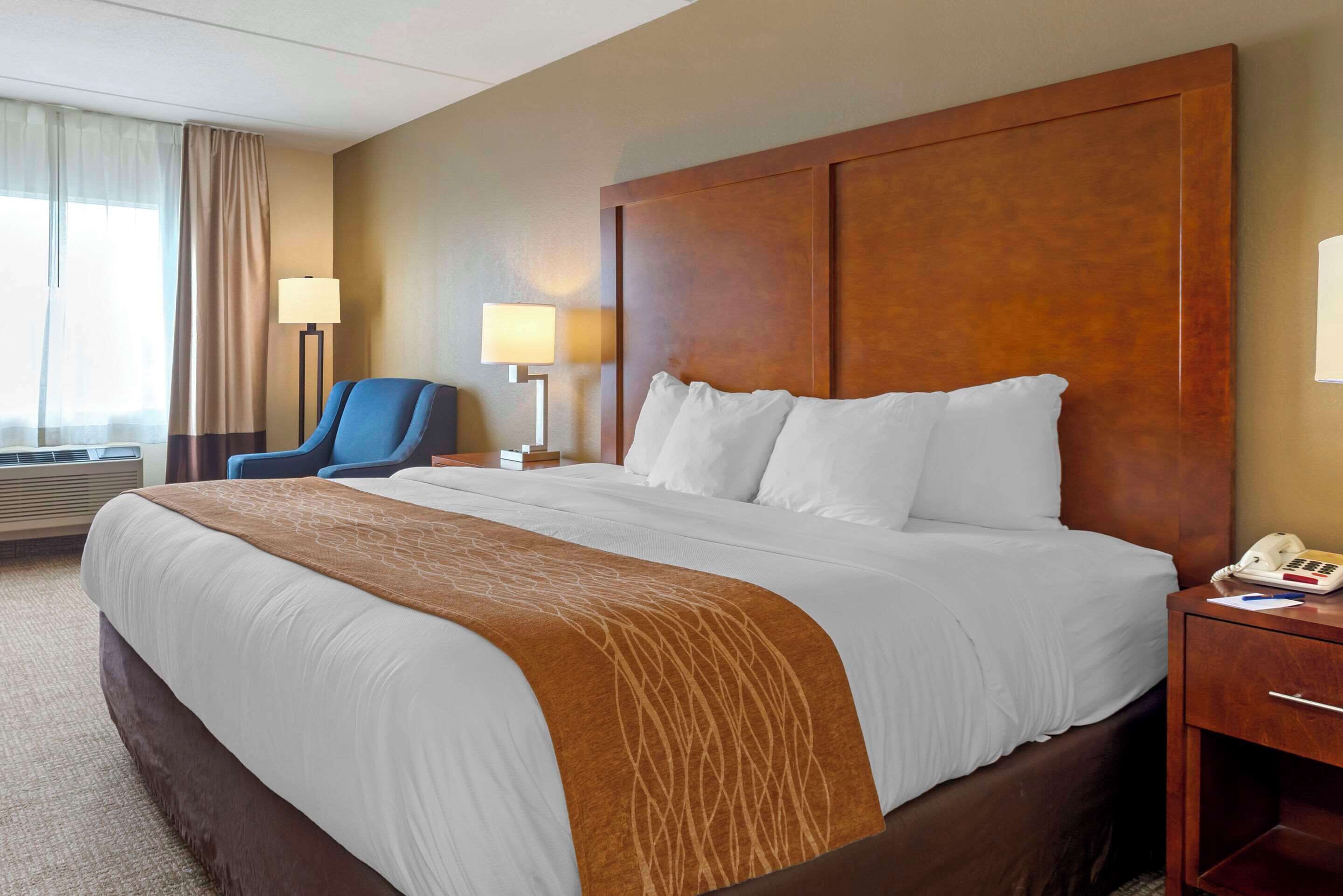 standard room, 1 king bed, non smoking | premium bedding, desk, blackout curtains, iron/ironing board