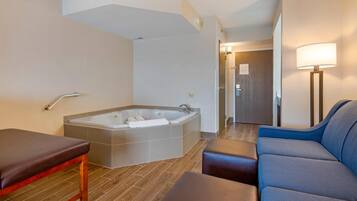 Premium bedding, desk, blackout curtains, iron/ironing board