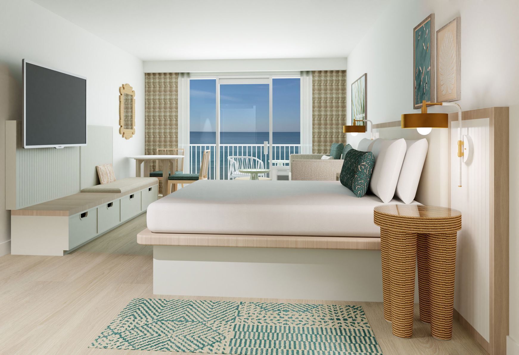 Hypo-allergenic bedding, in-room safe, desk, laptop workspace