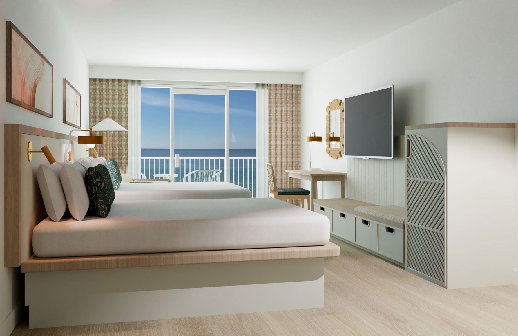 Hypo-allergenic bedding, in-room safe, desk, laptop workspace