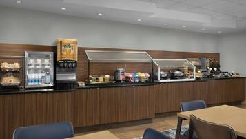 Free daily buffet breakfast