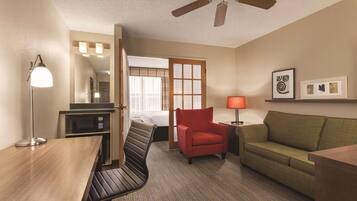 Suite, 1 Bedroom, Non Smoking | Premium bedding, desk, laptop workspace, iron/ironing board