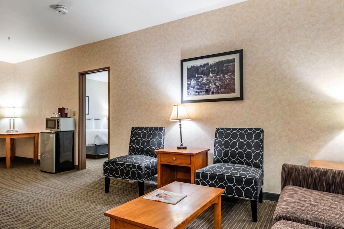 Executive Room, 1 King Bed (Extended) | Living room