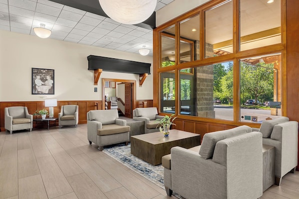 Sala de estar en el lobby