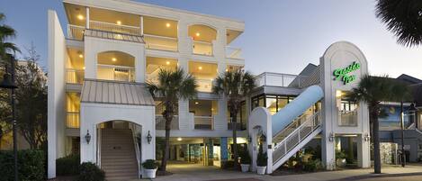 Front of property – evening/night