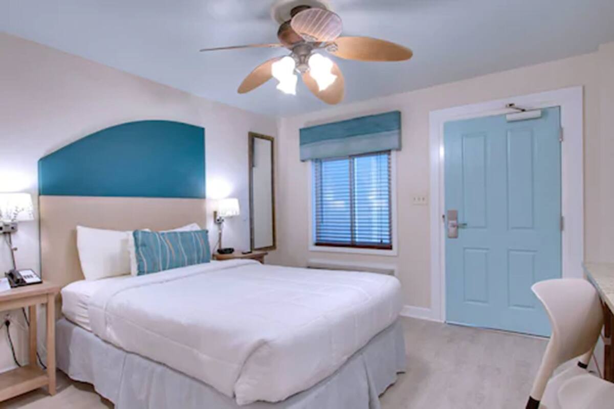 Desk, iron/ironing board, WiFi (free), alarm clocks