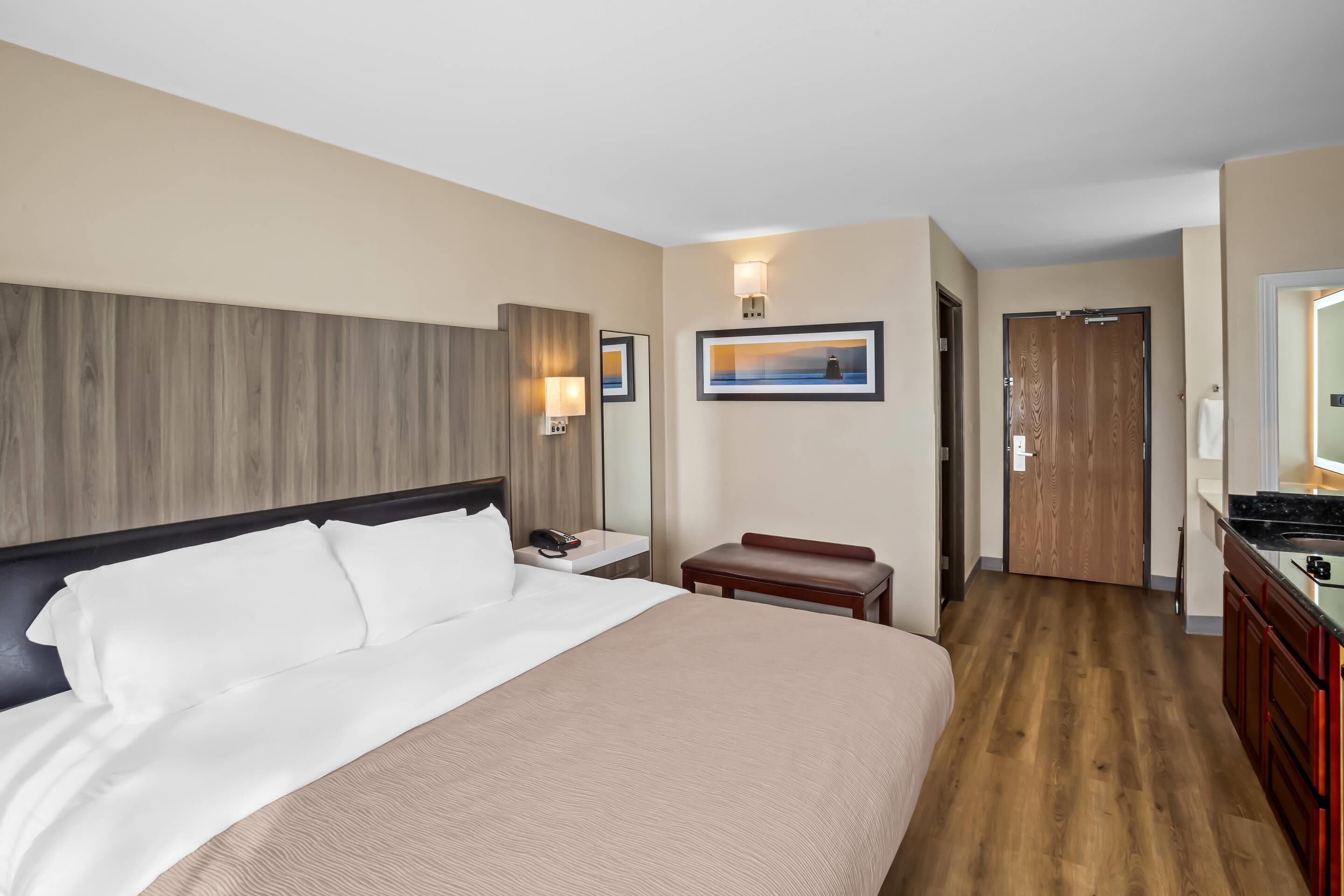 Kamer, 1 kingsize bed, niet-roken | Luxe beddengoed, een bureau, een laptopwerkplek