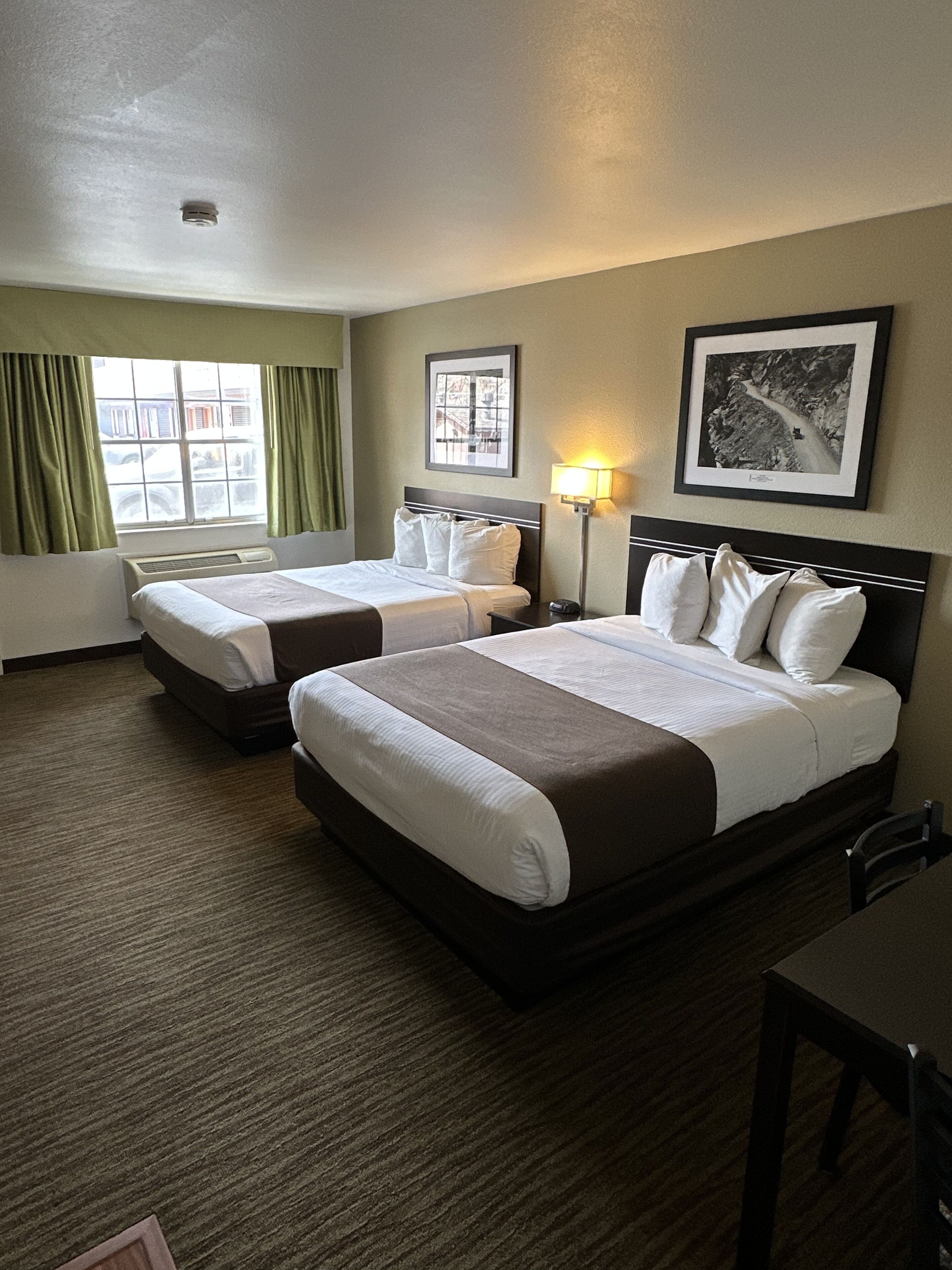 deluxe room, 2 queen beds | 1 bedroom, iron/ironing board, free wifi, bed sheets