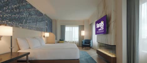 In-room safe, laptop workspace, blackout curtains, iron/ironing board