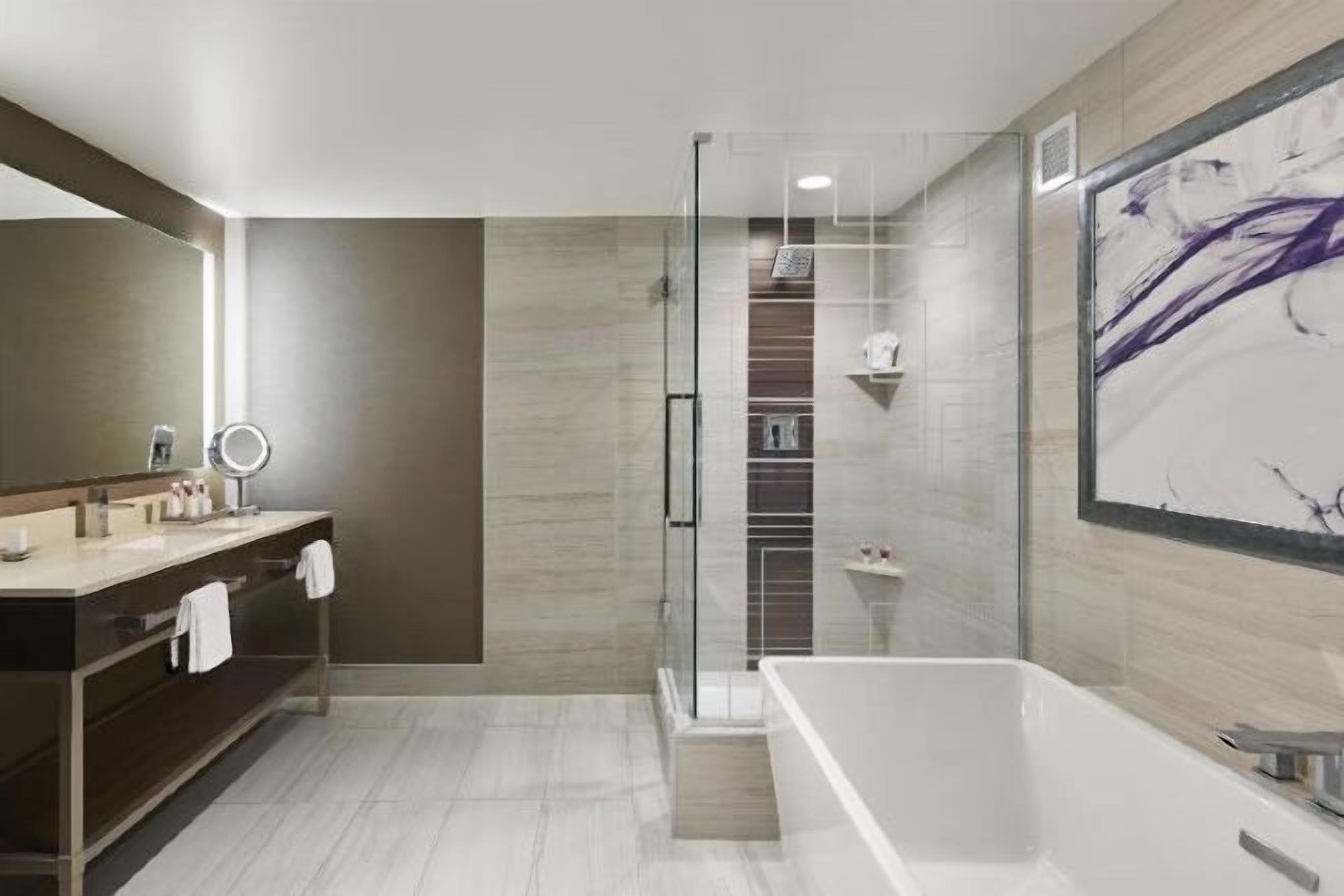 Bathroom | Eco-friendly toiletries, hair dryer, towels